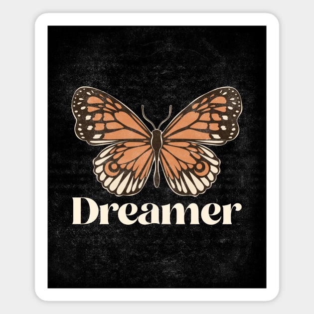 Dreamer Butterfly Magnet by Tip Top Tee's